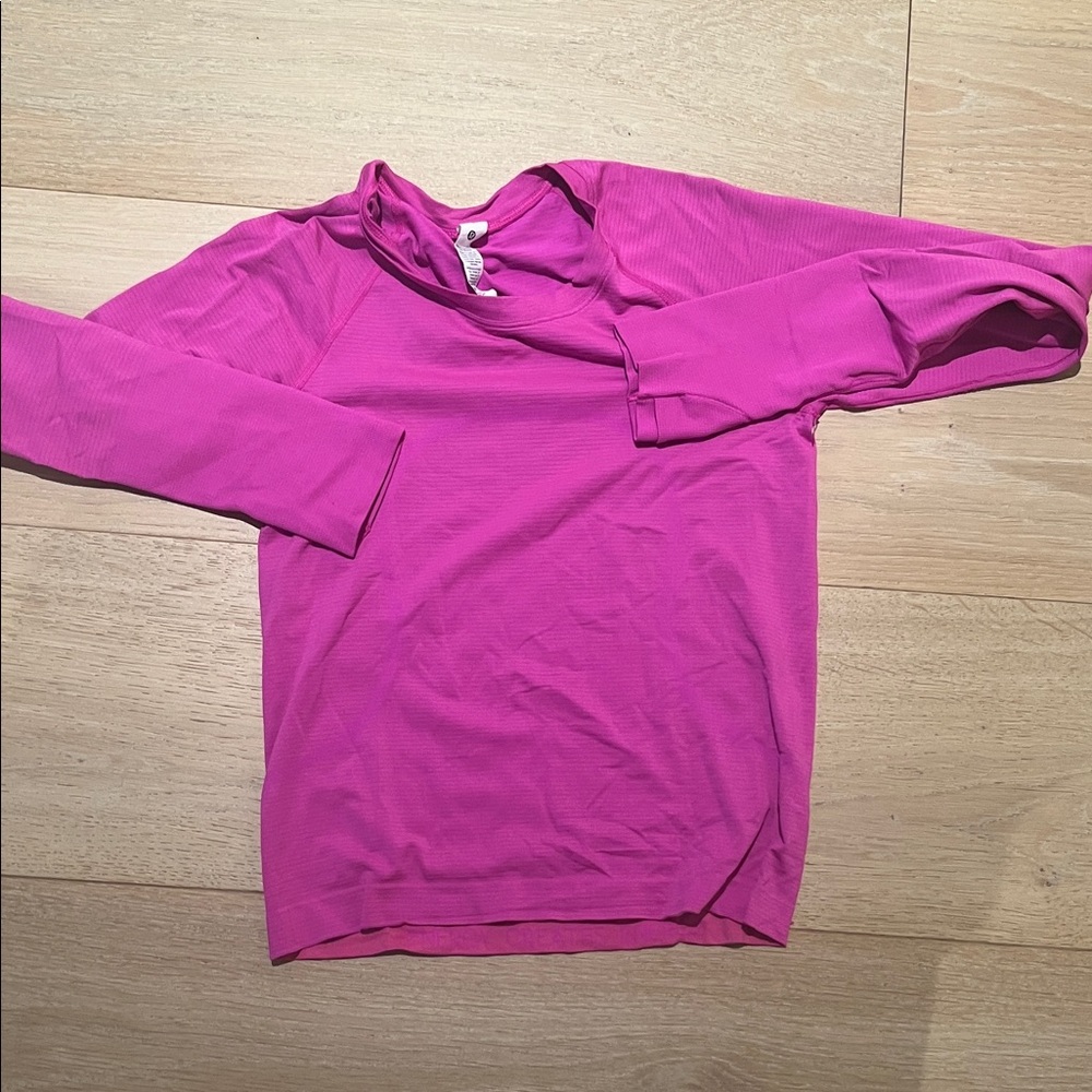 Vibrant Pink Long Sleeve Top